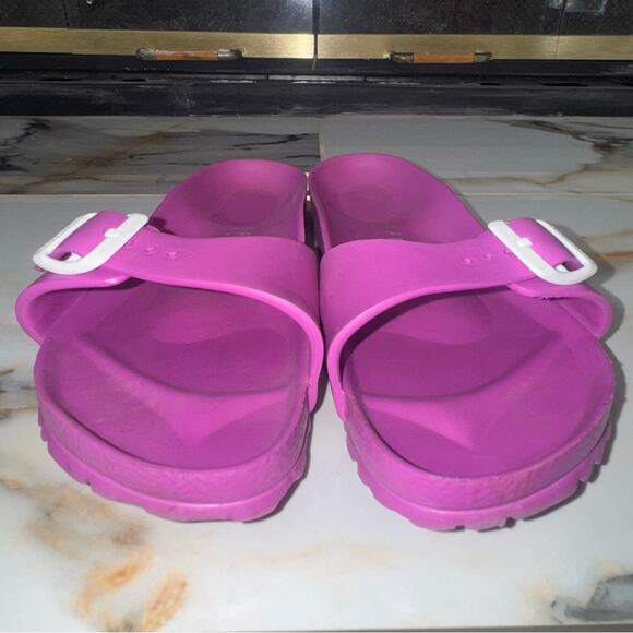 Birkenstock Women’s Madrid Essential Eva Magenta Sandals Slides Size 40 Coastal - Picture 3 of 8